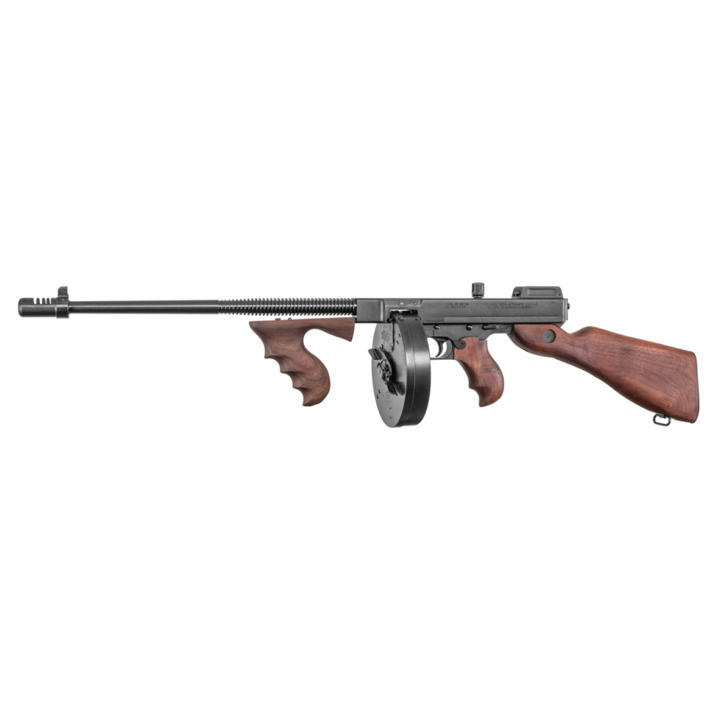 Auto-Ordnance 1927A-1 Deluxe Carbine, .45 Cal., with 50 round drum and 20 round stick magazine