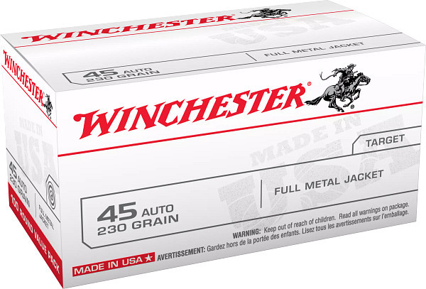 Two Birds Outdoors WINCHESTER 45 ACP 230 GR FMJ 500RDS