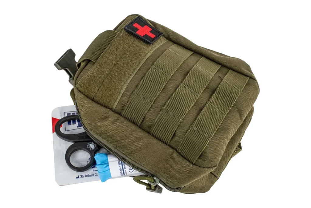 Primary Arms Individual First Aid Kit With Pouch – OD Green
